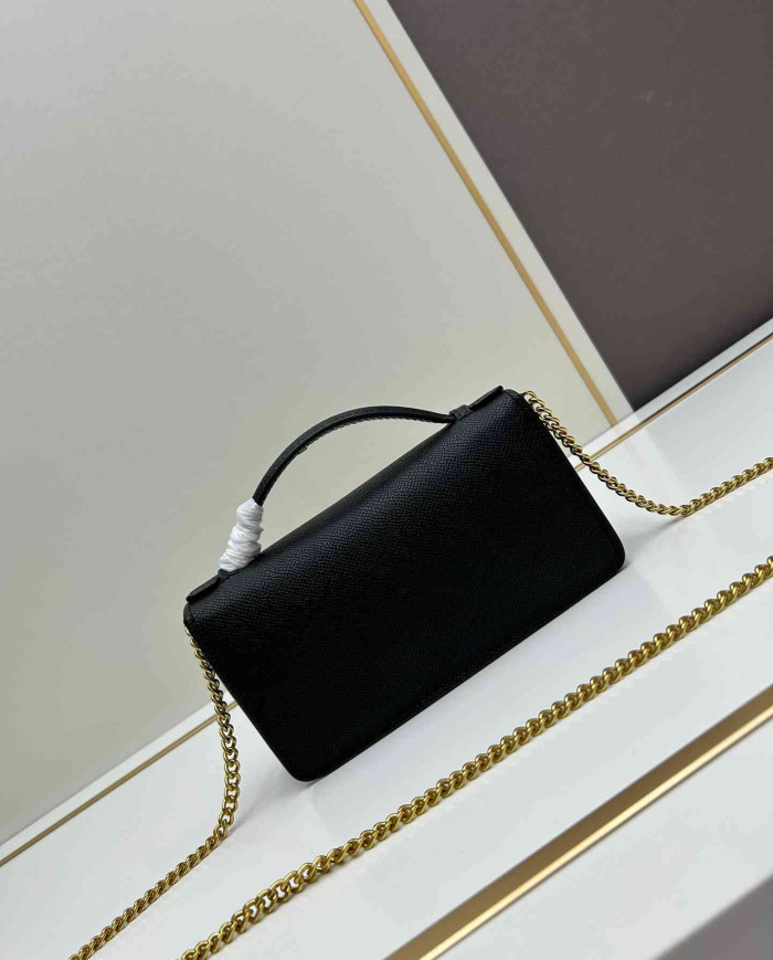 Valentino Top Handle Chain Crossbody Bag