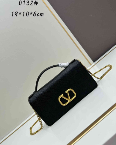 Valentino Top Handle Chain Crossbody Bag