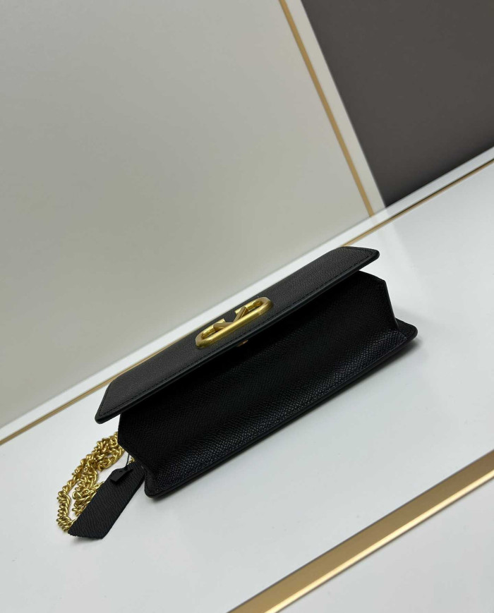 Valentino Top Handle Chain Crossbody Bag
