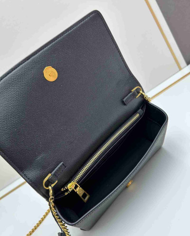 Valentino Top Handle Chain Crossbody Bag