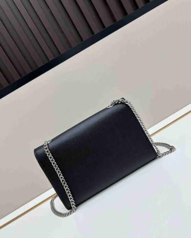 YSL Fashion Metal Chain Shoulder Bag