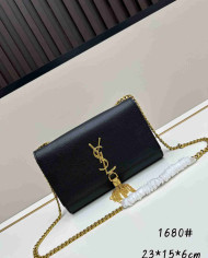 YSL Fashion Metal Chain Shoulder Bag