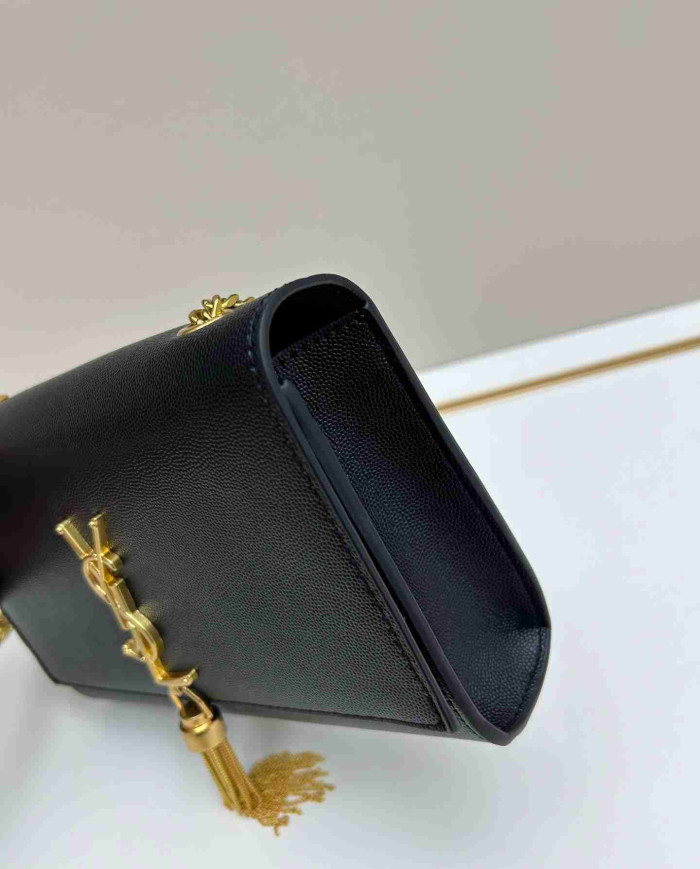 YSL Fashion Metal Chain Shoulder Bag