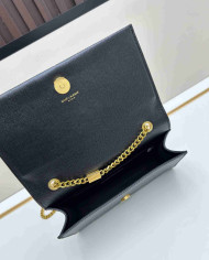 YSL Fashion Metal Chain Shoulder Bag