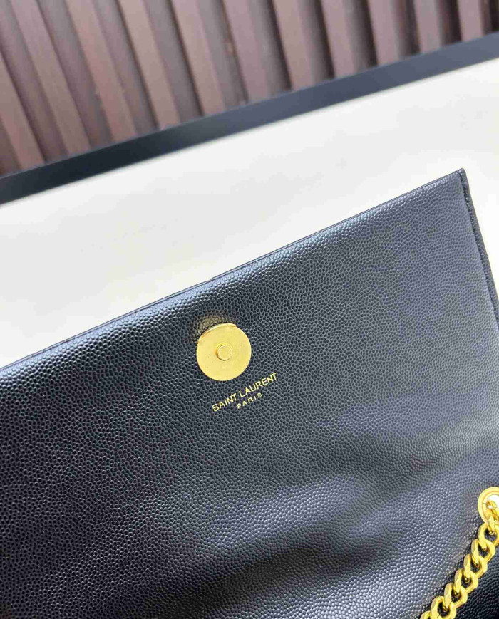 YSL Fashion Metal Chain Shoulder Bag