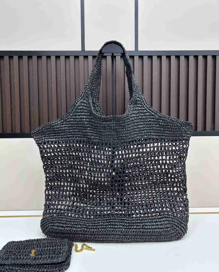YSL Woven Totes
