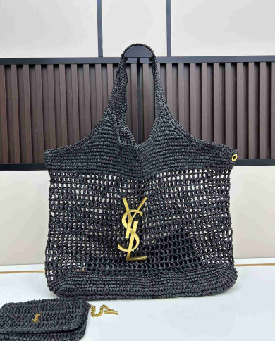 YSL Woven Totes