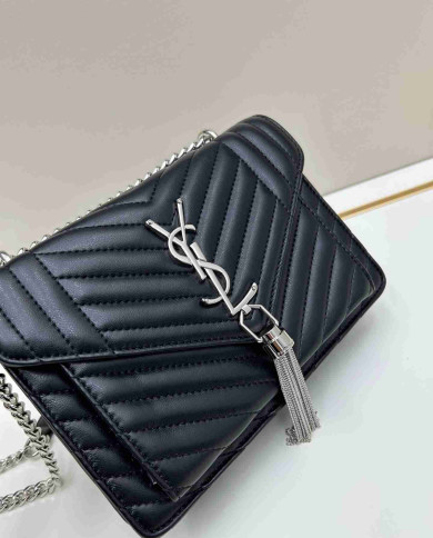 YSL Shoulder Bag with Tassel