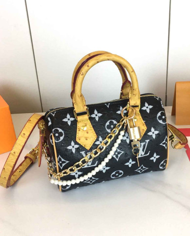 LV Top Handle Crossbody Bag