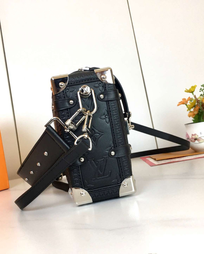 LV Embossed Crossbody Bag