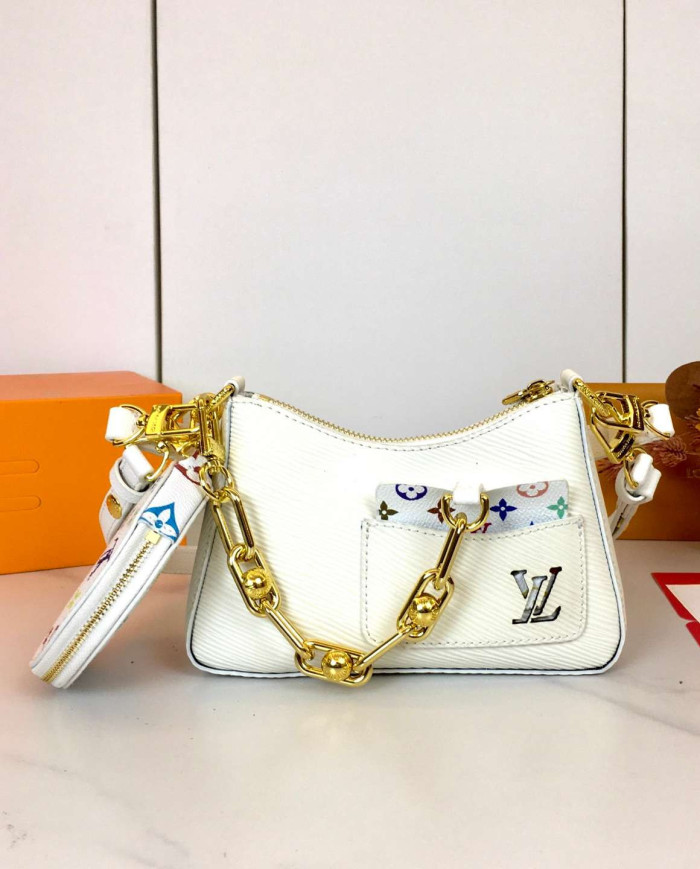 LV Chain Shoulder Bag with Coin Purse