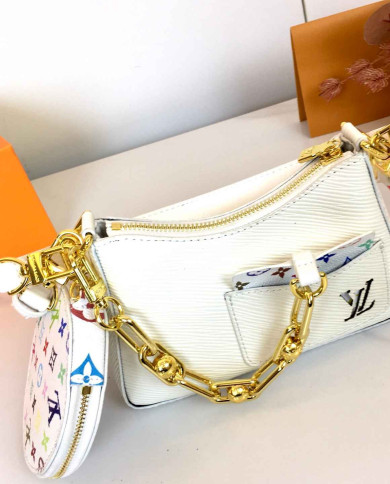 LV Chain Shoulder Bag with Coin Purse