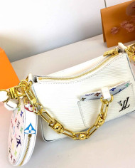 LV Chain Shoulder Bag with Coin Purse