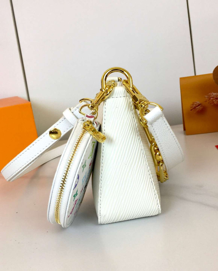 LV Chain Shoulder Bag with Coin Purse