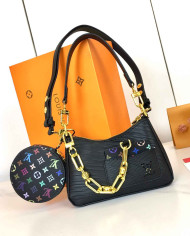 LV Chain Shoulder Bag with Coin Purse