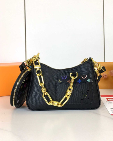 LV Chain Shoulder Bag with Coin Purse