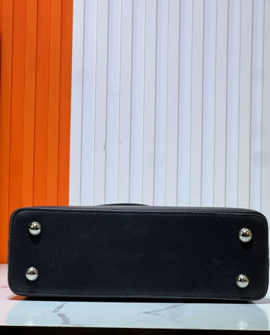 LV Printed Top Handle Bag