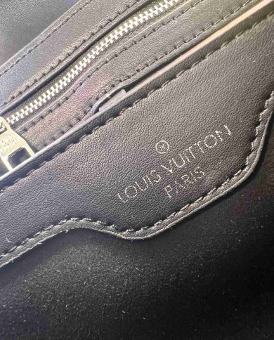 LV Printed Top Handle Bag