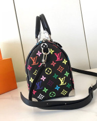 LV Printed Top Handle Crossbody Bag