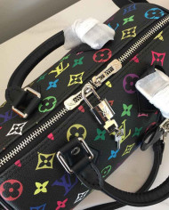 LV Printed Top Handle Crossbody Bag