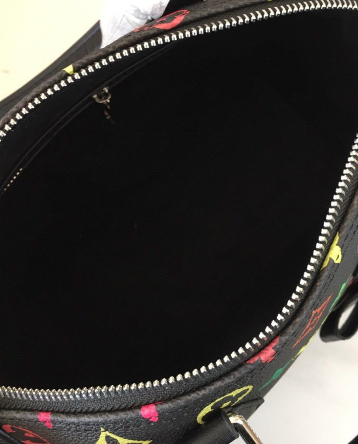 LV Printed Top Handle Crossbody Bag