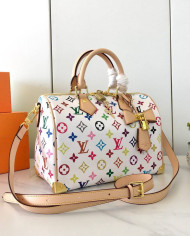 LV Printed Top Handle Crossbody Bag