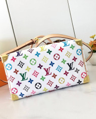 LV Printed Top Handle Crossbody Bag