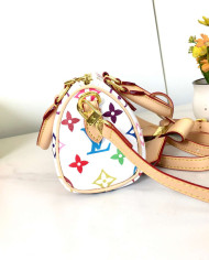 LV Printed Top Handle Crossbody Bag