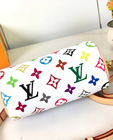 LV Printed Top Handle Crossbody Bag