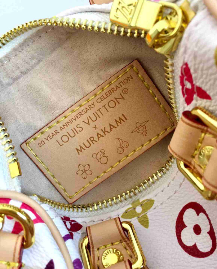 LV Printed Top Handle Crossbody Bag