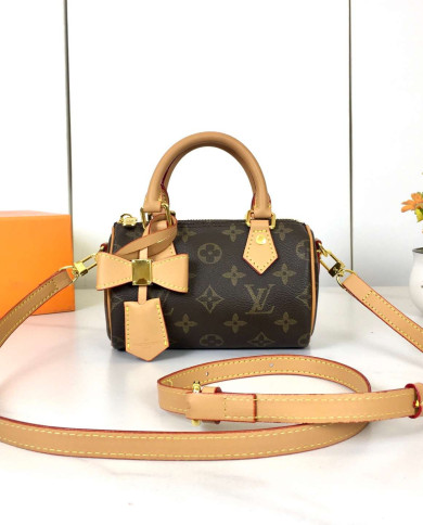 LV Printed Top Handle Crossbody Bag