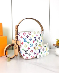 LV Printed Bucket Bag with Coin Purse