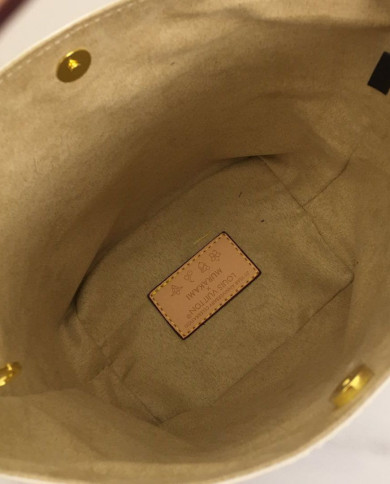 LV Printed Bucket Bag with Coin Purse