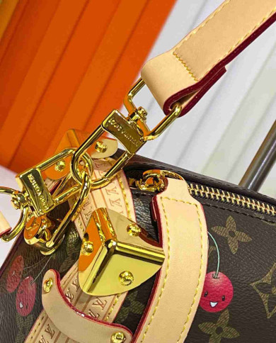 LV Cherry Print Crossbody Bag