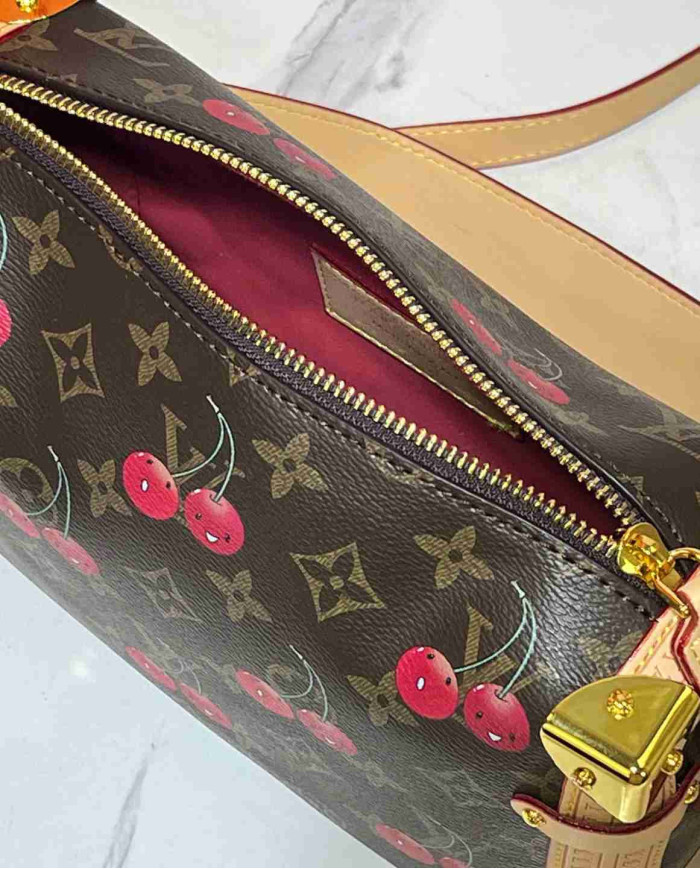 LV Cherry Print Crossbody Bag
