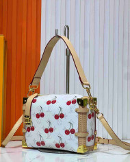 LV Cherry Print Crossbody Bag