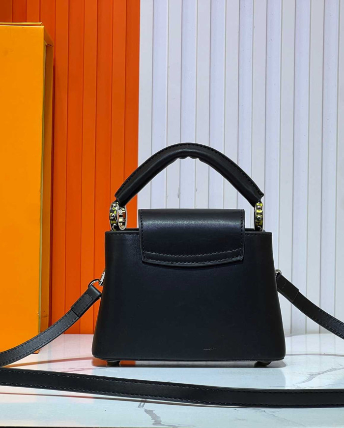 LV Printed Top-Handle Bag