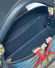 LV Printed Top-Handle Bag