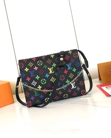 LV Printed Shoulder Bag