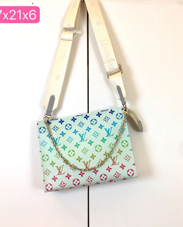 LV Printed Shoulder Bag