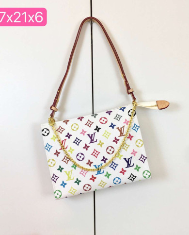 LV Printed Shoulder Bag