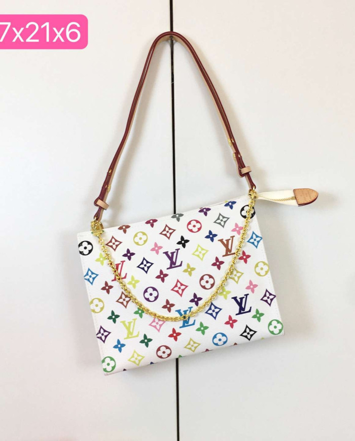 LV Printed Shoulder Bag