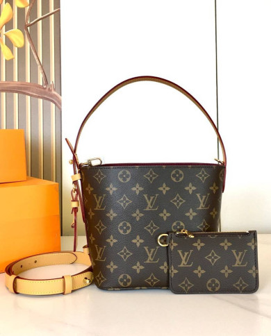 LV Monogram Bucket Bag with Coin Purse