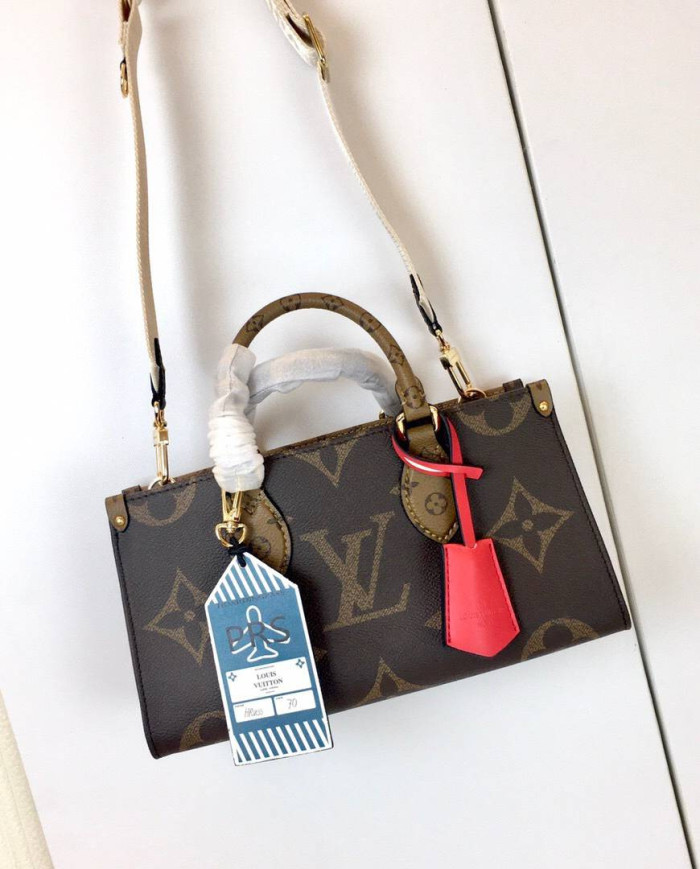 LV Monogram Top Handle Crossbody Bag with Coin Purse