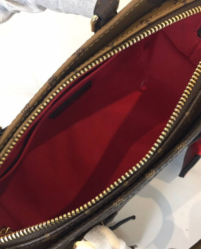 LV Monogram Top Handle Crossbody Bag with Coin Purse