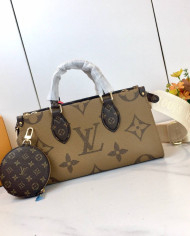 LV Monogram Top Handle Crossbody Bag with Coin Purse
