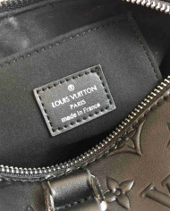 LV Embossed Top Handle Crossbody Bag