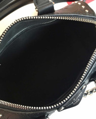 LV Embossed Top Handle Crossbody Bag