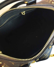 LV Embossed Top Handle Crossbody Bag