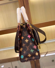 LV Monogram Top Handle Crossbody Bag with Coin Purse